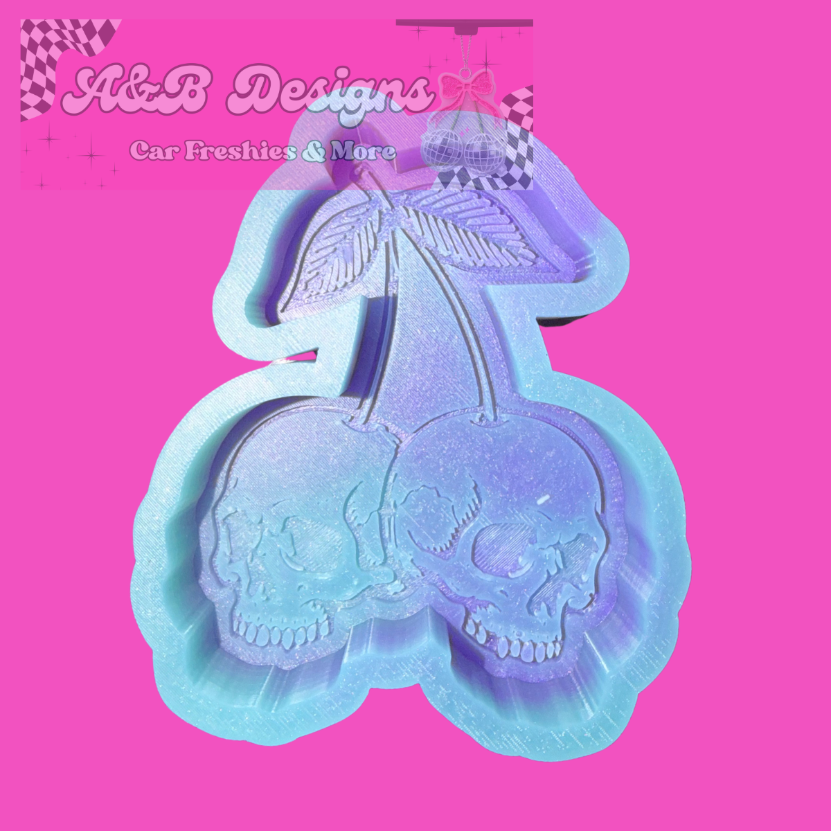 Cherry Skull Freshie Mold