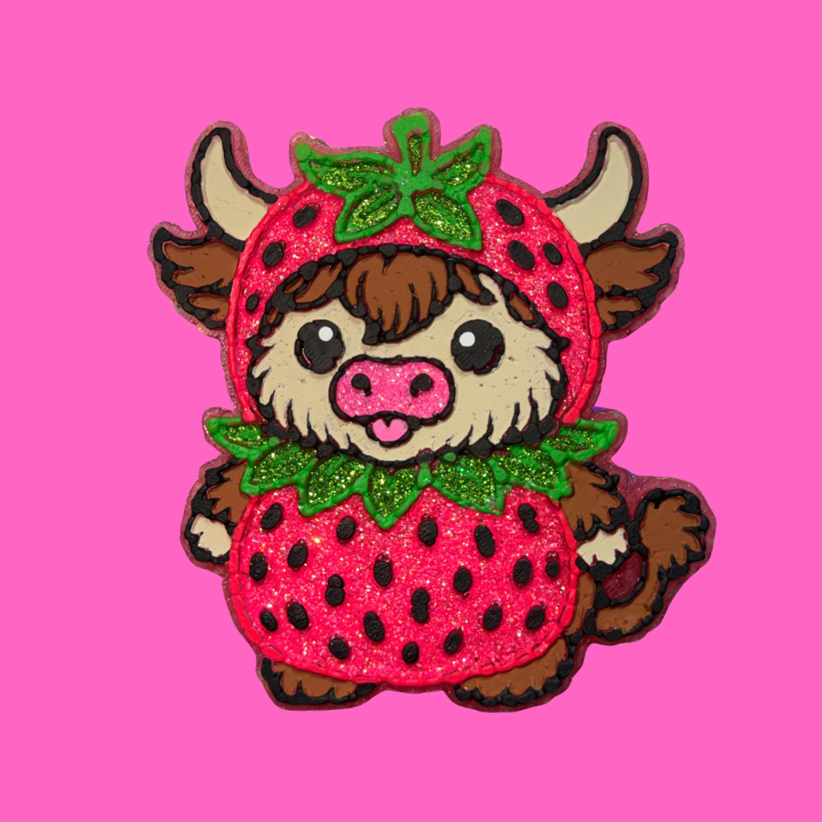 Strawberry Cow Freshie